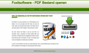 Foxitsoftware.nl thumbnail