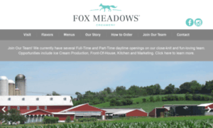 Foxmeadowscreamery.com thumbnail