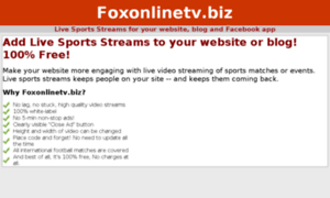 Foxonlinetv.biz thumbnail