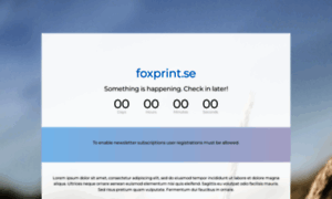 Foxprint.se thumbnail