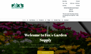 Foxsgardensupply.com thumbnail