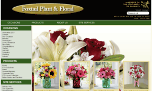 Foxtailfloral.net thumbnail