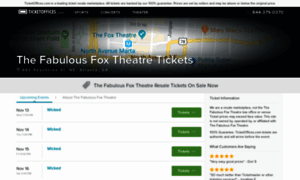 Foxtheatreatlanta.ticketoffices.com thumbnail