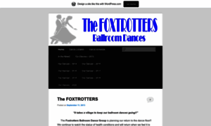 Foxtrottersdanceclub.wordpress.com thumbnail