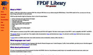 Fpdf.org thumbnail