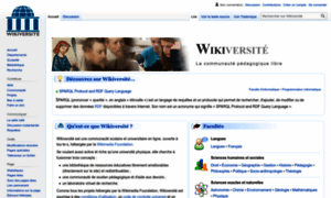 Fr.wikiversity.org thumbnail