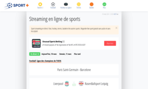 fr4.sportplus.live - Regarder le sport en direct - streaming gratuit