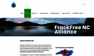 Frackfreenc.org thumbnail