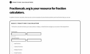 Fractioncalc.org thumbnail