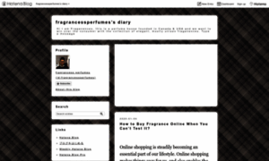 Fragrancessperfumes.hatenablog.com thumbnail