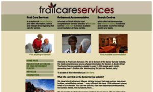 Frailcareservices.co.za thumbnail