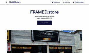 Framedstore.business.site thumbnail