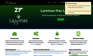 Framework.zend.com thumbnail