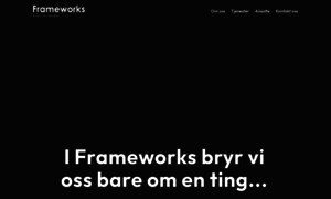 Frameworks.no thumbnail