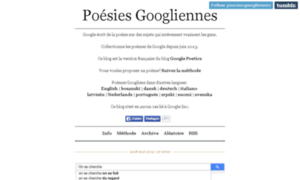 Francais.googlepoetics.com thumbnail