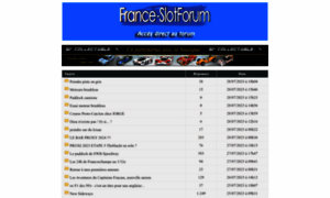 France-slotforum.fr thumbnail