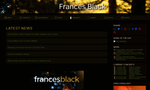 Frances-black.net thumbnail
