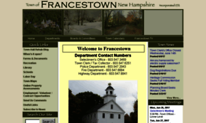 Francestown-nh.gov thumbnail