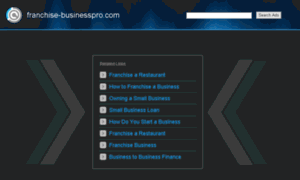 Franchise-businesspro.com thumbnail