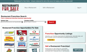 Franchise.restaurants-for-sale.com thumbnail