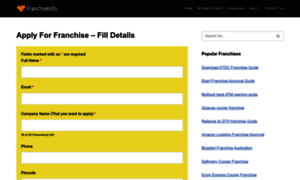 Franchiseinfo.in thumbnail