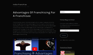 Franchiseopportunitiesinindia.wordpress.com thumbnail