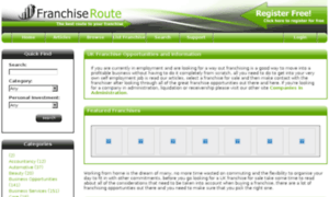Franchiseroute.co.uk thumbnail