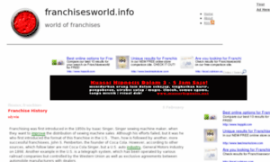 Franchisesworld.info thumbnail
