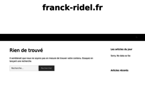 Franck-ridel.fr thumbnail