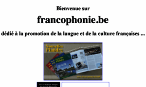 Francophonie.be thumbnail