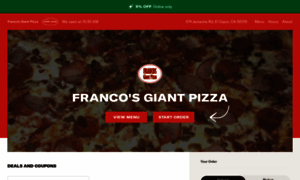 Francospizzaelcajon.com thumbnail