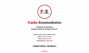 Frankekommunikation.de thumbnail