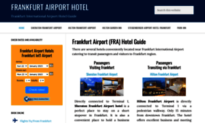Frankfurtairporthotel.com thumbnail