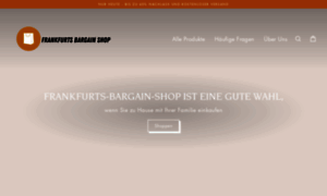 Frankfurts-bargain-shop.de thumbnail
