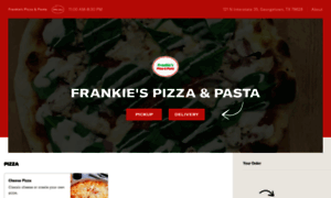 Frankiespizzaandpasta.com thumbnail