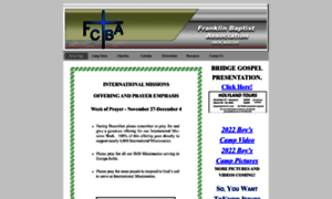 Franklinbaptistassociation.org thumbnail