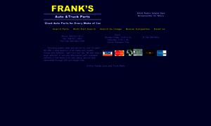 Franksautoandtruckparts.com thumbnail