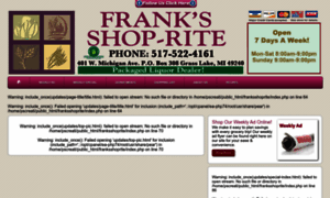 Franksshoprite.com thumbnail