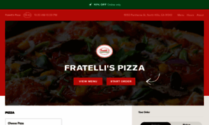 Fratellispizzamenu.com thumbnail