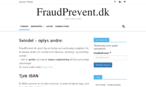 Fraudprevent.dk thumbnail