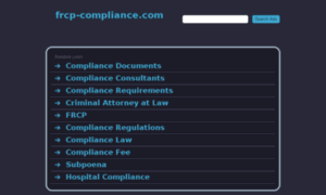 Frcp-compliance.com thumbnail