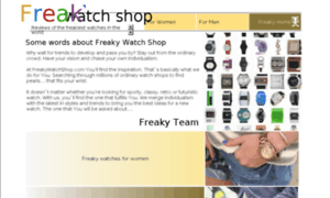 Freakywatchshop.com thumbnail