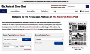 Fredericknewspost.newspaperarchive.com thumbnail