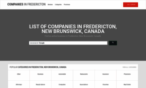 Fredericton.companies-in-canada.com thumbnail