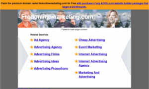 Fredonlinemarketing.com thumbnail