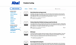 Fredwincyclingpm.ideas.aha.io thumbnail