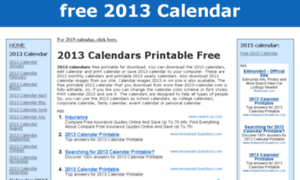 Free-2013-calendar.com thumbnail