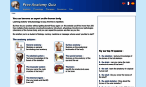 Free-anatomy-quiz.com thumbnail
