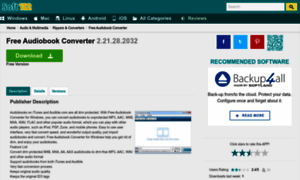 Free-audiobook-converter.soft112.com thumbnail