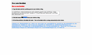 Free-autobacklink.com thumbnail